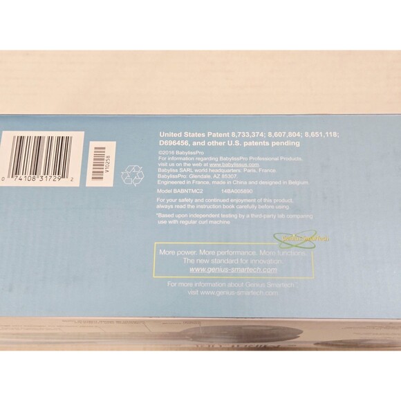 BaBylissPRO Nano Titanium MiraCurl Professional Curl Machine Steam Tech NEW - Picture 10 of 10